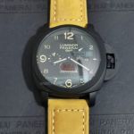 Best Quality Replica Panerai Luminor GMT Black Face Black Ceramica Bezel Watch 